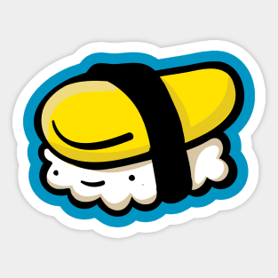 Yellow Sushi Dude Sticker